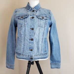 Old Navy Womens Denim Jacket Size XS Blue Jean‎ Trucker